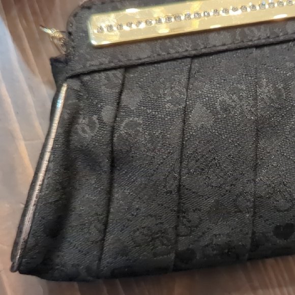 GUESS Black and Gold Women's Bag - Picture 11 of 13